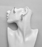 Diamante Necklace Earrings Set Formal Wedding Party Bridal Jewelry