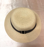 Ladies Summer Shapable Floppy Fresh Pink, Suttle Purple, Light Sky Blue or Cream Sequinned Sun Hat with White and Black Tie.