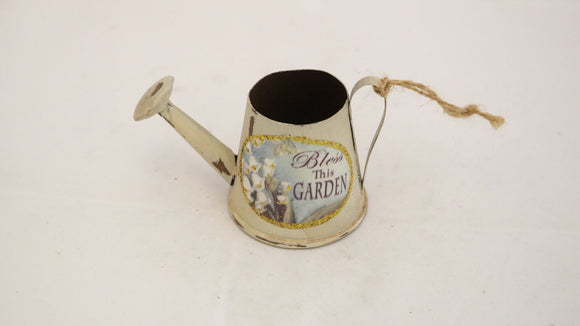 Bless This Garden Mini decorative watering can