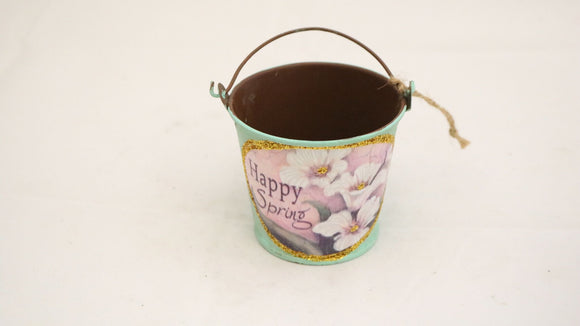Happy Spring Mini decorative Bucket