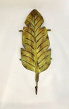 Large Leaf Design Rustic French Country Decor Wall Hook