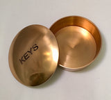 Rose Gold / Copper Metal Box Trinket Jewellery