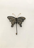 Butterfly tin wall hook