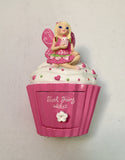 Pink Fairy Cup cake Tooth Chest Trinket Box