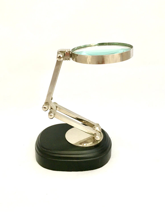 Vintage Adjustable Magnifying Glass Solid