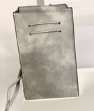 Star Shimmer Black/Silver Clutch PU Leather Shoulder Bag