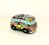 Combi Van Money Box  Yellow Lizard Small