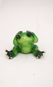 Green Decorative Frogs Shelf Ornaments Figurine