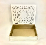 Lattice Carved Box Large Storage Jewellery/Trinkets Bohomen
