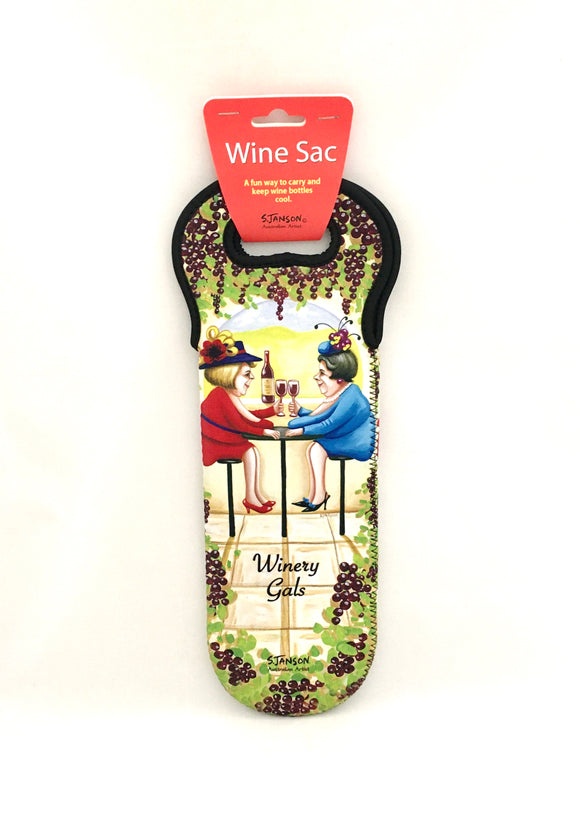 Wine Sac ‘Winery Gals’ Sue Janson Australia Design