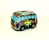 Combi Van Money Box Yellow Lizard Large