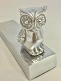 Owl Silver Aluminium Cute Door Stopper