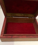 Engraved Wooden Jewelry Trinket Box