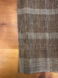 Hemp striped table runner 192x35cm Light Brown