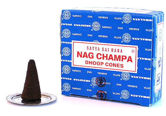 Certified Authentic Sai Baba Nag Champa Incense Dhoop Cones Jo