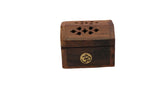Small Wooden Box 8 cm Incense Holder