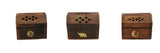 Small Wooden Box 8 cm Incense Holder