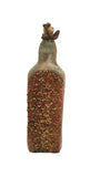 Middle Eastern Bronze and Gold Ceramic Decorative Bottle